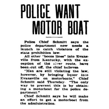 Police want motor boat