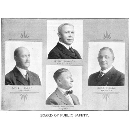 Evansville 1918 Board of Public Safety